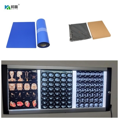 Alta estabilidad de imagen Películas médicas de rayos X 210 micrones Película de Fuji de sustituto azul
