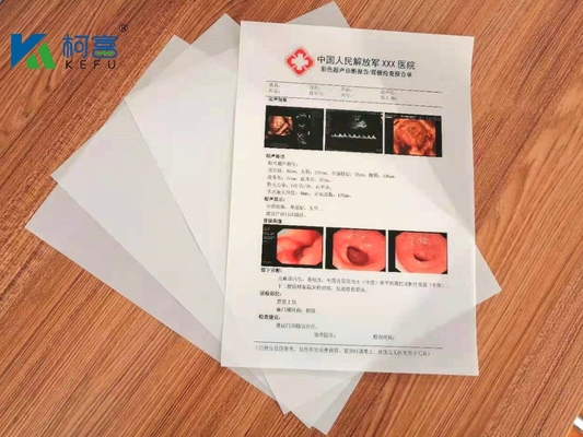 Laser semi transparente X Ray Film del CE ISO9001 A4 125 micrones