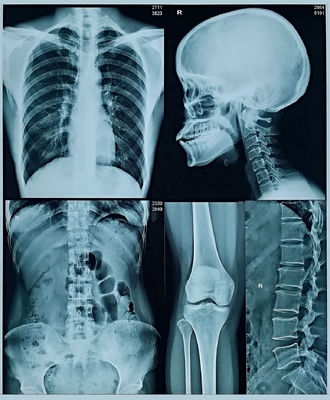 película seca médica de la proyección de imagen de la transparencia de los 25cm de los x 30cm de la película termal azul del ANIMAL DOMÉSTICO para el hospital