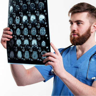 Película seca médica de inyección de tinta azul Película de rayos X azul transparente para el dispositivo radiológico de tomografía computarizada DR MRI