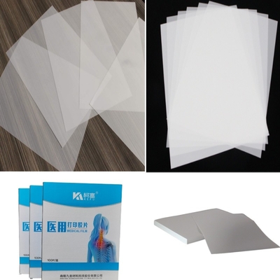Materiales médicos Impresión con láser Película blanca opaca Película médica de rayos X Imagen de impresión Película para impresora de inyección de tinta Epson &amp; Canon