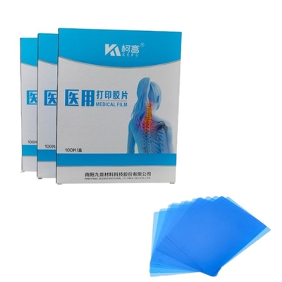 Película de inyección de tinta azul para radiografías médicas/CT/DR Película de escaneo en seco para impresoras de imágenes láser de rayos X y equipos de impresoras de imágenes térmicas
